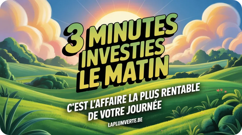 3 minutes investies le matin pour le petit-déjeuner des ados