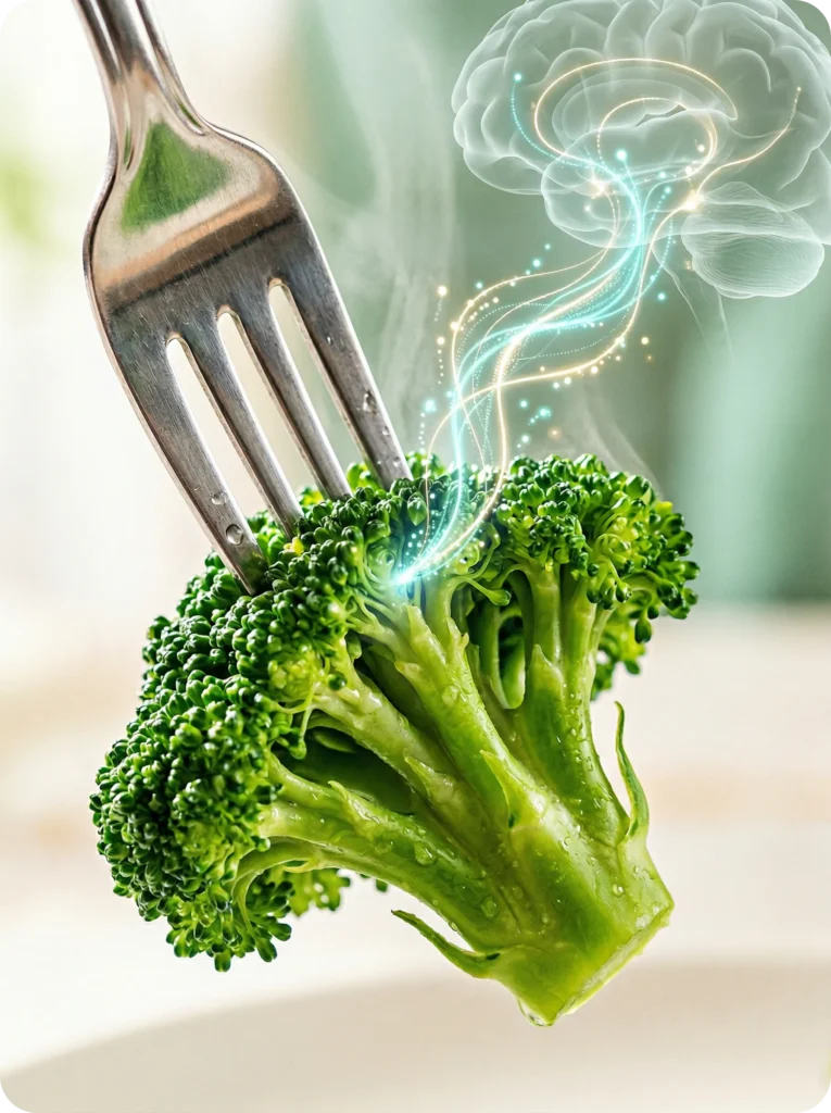 Légume al dente favorisant la mastication et la sécrétion de l'hormone de satiété GLP-1